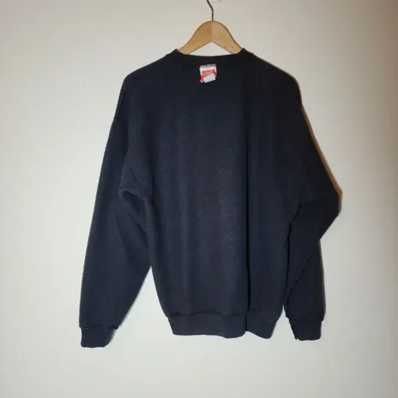 Rare Vintage Disney Mickey Inc Made in USA Graphic Sweatshirt XL Black 1996-1999 - Picture 6 of 9